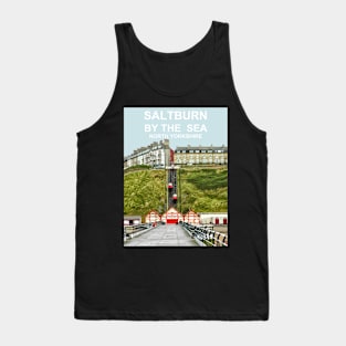 Saltburn by the Sea, North Yorkshire. Travel poster Tank Top